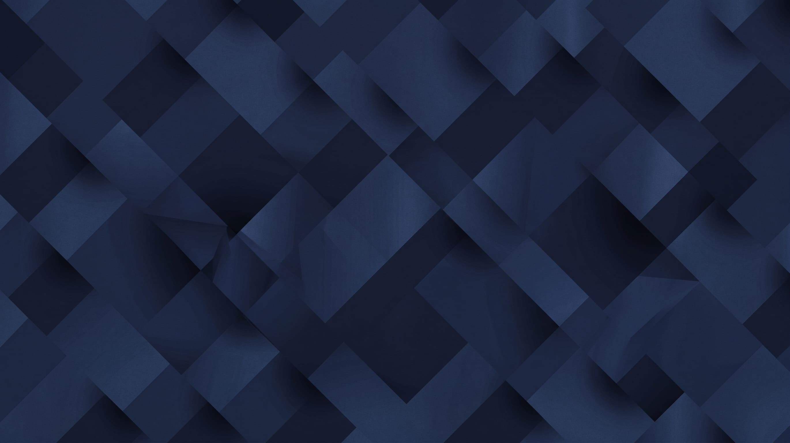 Textura abstrata de losangos geométricos em tons de azul-marinho escuro, padrão diagonal com leve efeito 3D e sombras suaves, estilo moderno e sofisticado